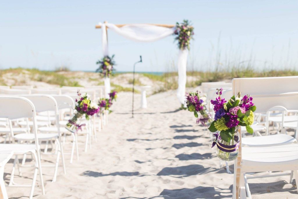 Photo of a wedding ceremony